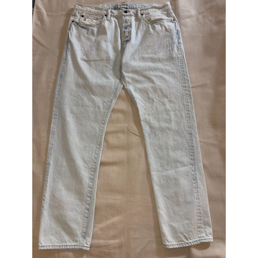 Todd Snyder Selvedge Jeans Mens 36x32 Slim Fit 12.5oz Japanese Denim Light Wash - Picture 1 of 9